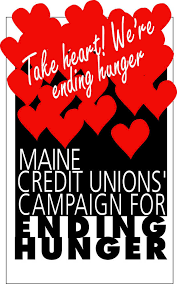 ending hunger logo by maine credit unions